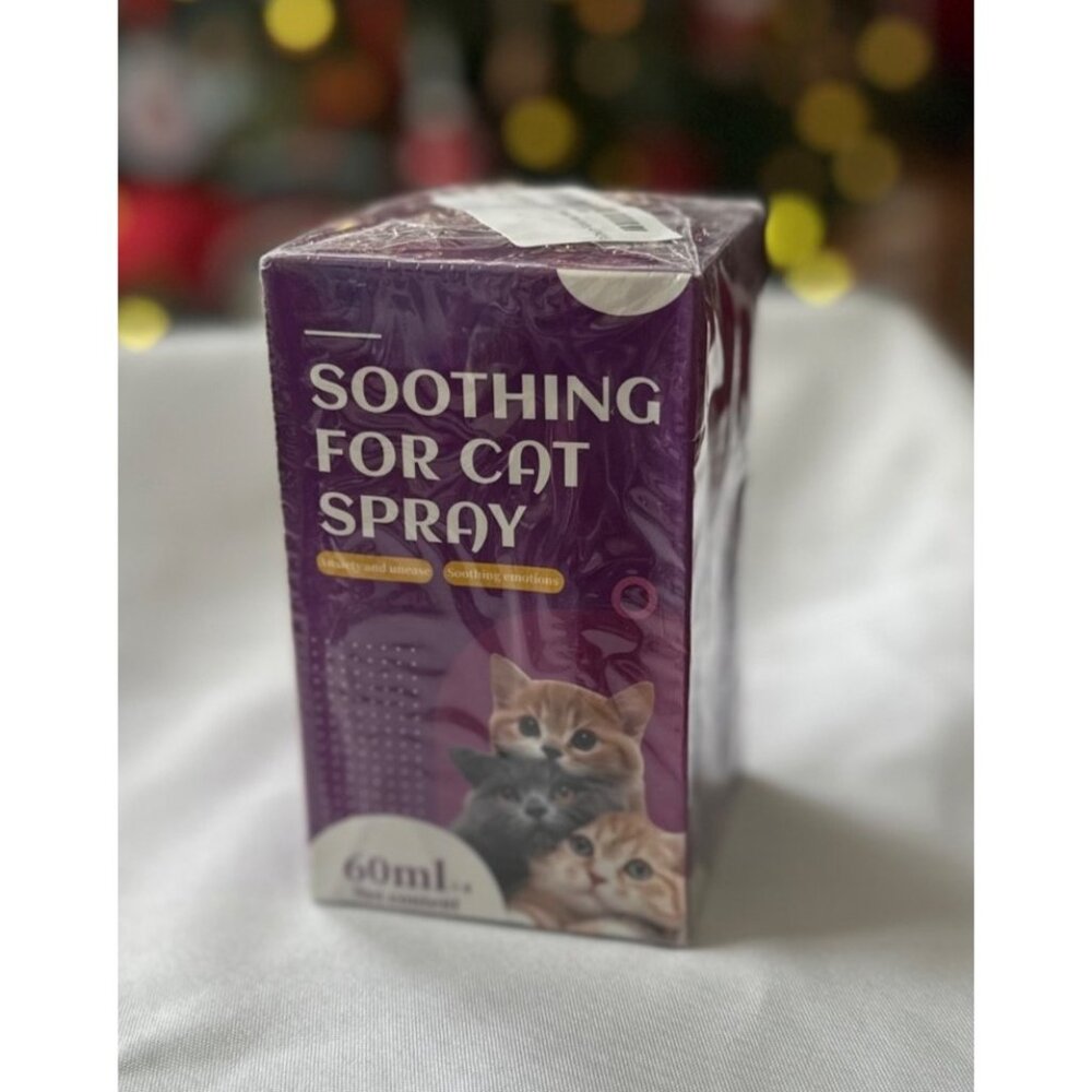 Cat Calming Spray 60ml X4 Pack For Anxiety & Stress Relief